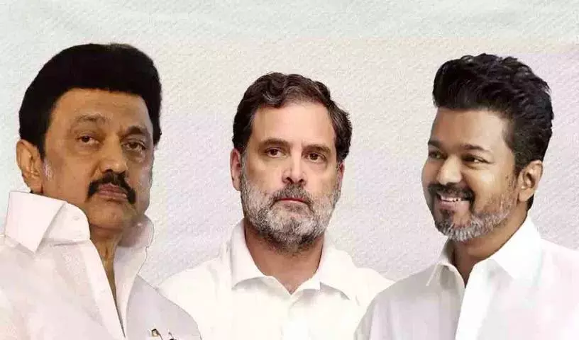 अगर DMK के साथ गठबंधन मुमकिन नहीं हुआ तो कांग्रेस TVK के साथ मिलकर काम करेगी अगर DMK के साथ गठबंधन मुमकिन नहीं हुआ तो कांग्रेस TVK के साथ मिलकर काम करेगी