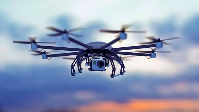 डोल और होली त्योहारों के दौरान Drone camera से निगरानी डोल और होली त्योहारों के दौरान Drone camera से निगरानी