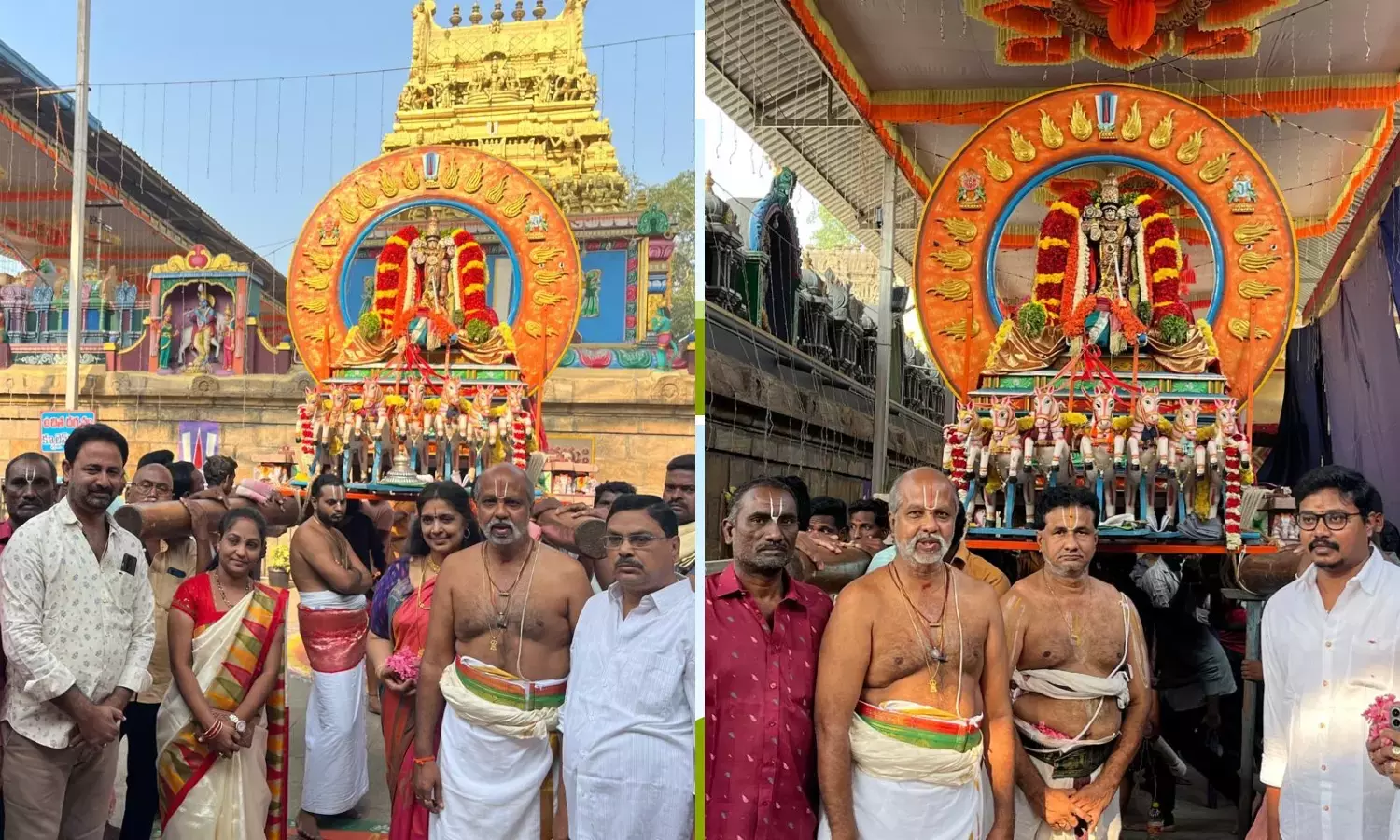 Andhra : श्री तलपागिरी रंगनाथ स्वामी मंदिर का भव्य ब्रह्मोत्सव शुरू