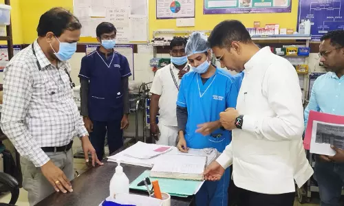 नवपदस्थ कलेक्टर ने जिला चिकित्सालय का किया निरीक्षण