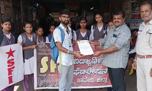 Ranebennur : पर्याप्त बस सुविधाओं की मांग Ranebennur : पर्याप्त बस सुविधाओं की मांग