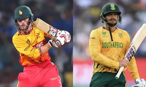 T20 World Cup2026: साउथ अफ्रीका-ज़िम्बाब्वे के बीच सेमीफाइनल में पहुंचने की जदोजहद जारी T20 World Cup2026: साउथ अफ्रीका-ज़िम्बाब्वे के बीच सेमीफाइनल में पहुंचने की जदोजहद जारी