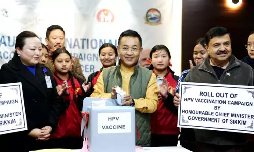 सिक्किम राष्ट्रीय HPV टीकाकरण अभियान के शुभारंभ में शामिल हुआ सिक्किम राष्ट्रीय HPV टीकाकरण अभियान के शुभारंभ में शामिल हुआ