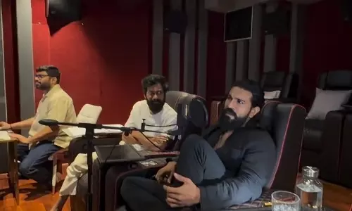 Ram Charan ने पेड्डी के लिए डबिंग शुरू की Ram Charan ने पेड्डी के लिए डबिंग शुरू की