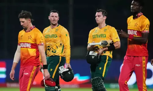 South Africa 5 विकेट से जीता, सेमीफाइनल में न्यूज़ीलैंड से भिड़ंत South Africa 5 विकेट से जीता, सेमीफाइनल में न्यूज़ीलैंड से भिड़ंत