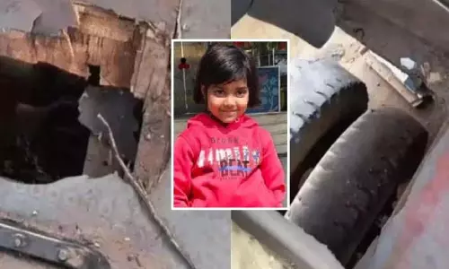 School Bus का फर्श फिसलने से पहियों के नीचे फंसकर 6 साल के बच्चे की मौत School Bus का फर्श फिसलने से पहियों के नीचे फंसकर 6 साल के बच्चे की मौत