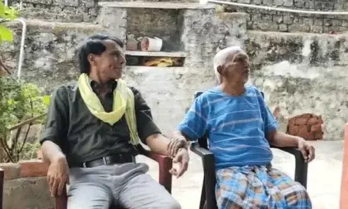 44 साल बाद माओवादी नेता भूपति पहुंचे Peddapalli 44 साल बाद माओवादी नेता भूपति पहुंचे Peddapalli