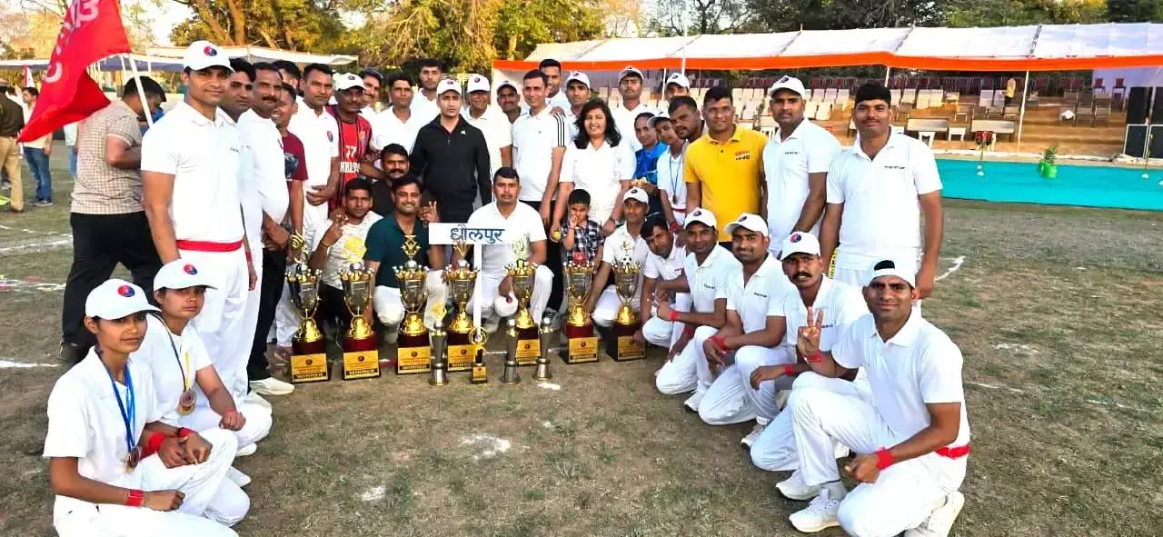 Dholpur: रेंज पुलिस गेम्स में धौलपुर पुलिस की जीत Dholpur: रेंज पुलिस गेम्स में धौलपुर पुलिस की जीत