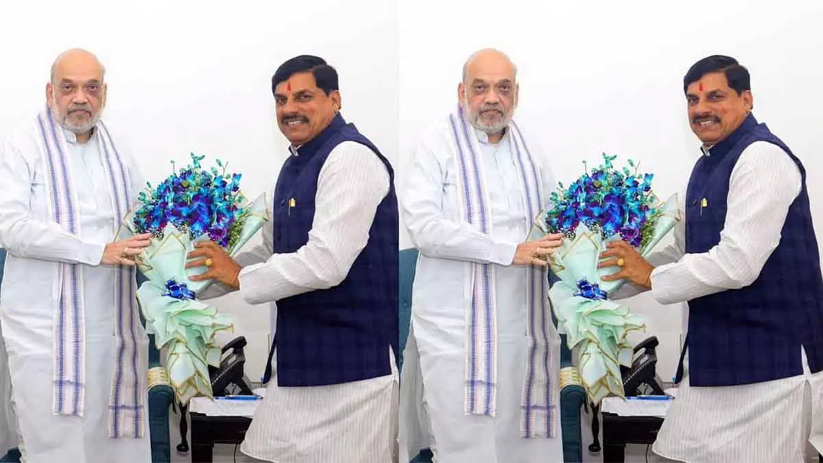 MP : CM ने शाह से मुलाकात की MP : CM ने शाह से मुलाकात की