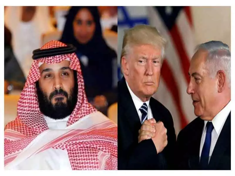 Saudi Arabia के दबाव से US को Iran पर जॉइंट स्ट्राइक करने में मदद मिली: रिपोर्ट Saudi Arabia के दबाव से US को Iran पर जॉइंट स्ट्राइक करने में मदद मिली: रिपोर्ट