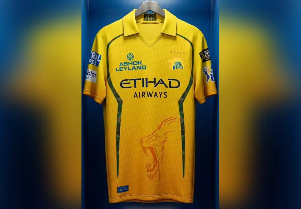 IPL 2026 के लिए चेन्नई सुपर किंग्स CSK ने लांच की नई जर्सी IPL 2026 के लिए चेन्नई सुपर किंग्स CSK ने लांच की नई जर्सी