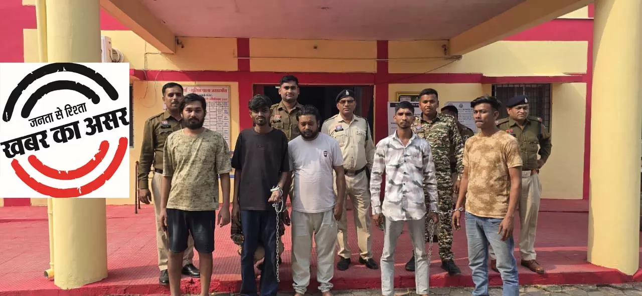 पुलिस की बड़ी कार्रवाई, ब्राउन शुगर सहित 5 तस्कर गिरफ्तार पुलिस की बड़ी कार्रवाई, ब्राउन शुगर सहित 5 तस्कर गिरफ्तार