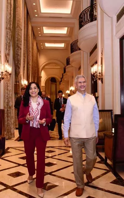 Foreign मंत्री अनीता आनंद का स्वागत, प्रधानमंत्री से बैठक कल Foreign मंत्री अनीता आनंद का स्वागत, प्रधानमंत्री से बैठक कल