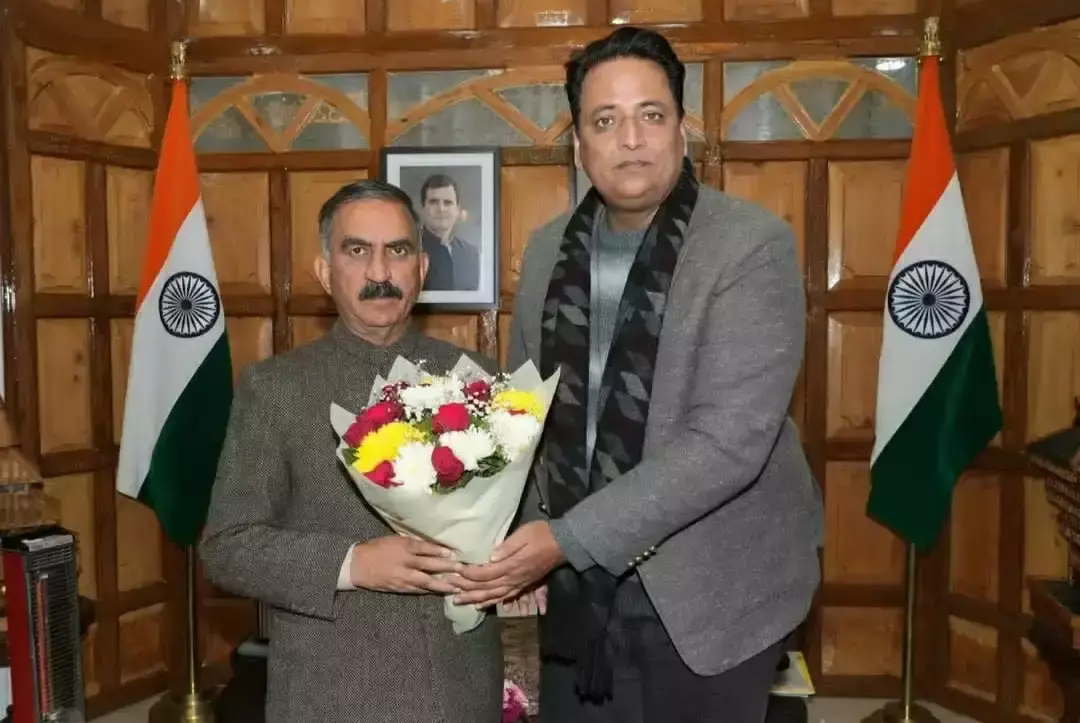 Dharamshala: जिला कांग्रेस अध्यक्ष ने सीएम को धन्यवाद दिया Dharamshala: जिला कांग्रेस अध्यक्ष ने सीएम को धन्यवाद दिया