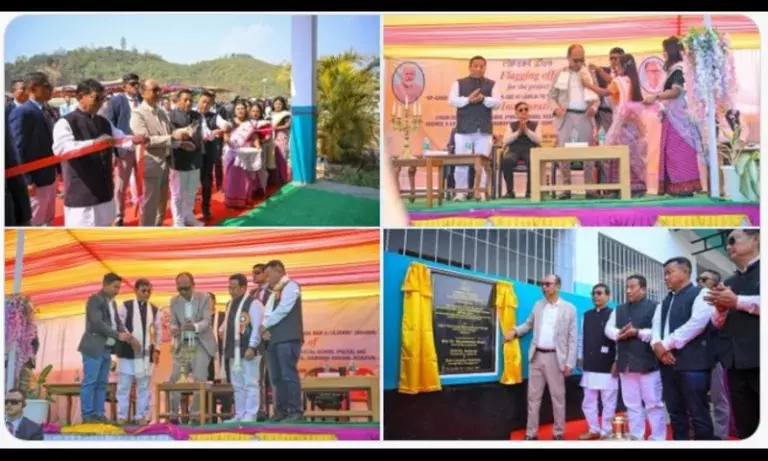 मणिपुर: CM ने पुल और स्कूल इंफ्रास्ट्रक्चर का उद्घाटन, सड़क प्रोजेक्ट्स को हरी झंडी दिखाई मणिपुर: CM ने पुल और स्कूल इंफ्रास्ट्रक्चर का उद्घाटन, सड़क प्रोजेक्ट्स को हरी झंडी दिखाई