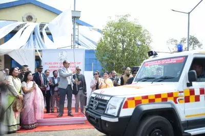 Manipur: CM खेमचंद HPV वैक्सीन लॉन्च में शामिल, 33 एम्बुलेंस को हरी झंडी दिखाई Manipur: CM खेमचंद HPV वैक्सीन लॉन्च में शामिल, 33 एम्बुलेंस को हरी झंडी दिखाई