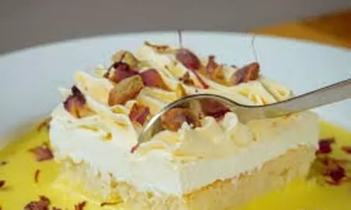 Thandai Flavoured Milk Cake :इस होली बनाएं कुछ नया - थंडाई फ्लेवर मिल्क केक