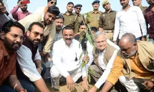 प्रधानमंत्री मोदी के निर्वाचन क्षेत्र वाराणसी ने बनाया रिकॉर्ड, एक घंटे में लगाए गए 2.5 लाख पौधे प्रधानमंत्री मोदी के निर्वाचन क्षेत्र वाराणसी ने बनाया रिकॉर्ड, एक घंटे में लगाए गए 2.5 लाख पौधे