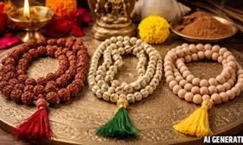 Tulsi Mala for Zodiac: रुद्राक्ष, तुलसी या चंदन? जानें अपनी राशि के अनुसार कौन सी माला धारण करना है सबसे शुभ Tulsi Mala for Zodiac: रुद्राक्ष, तुलसी या चंदन? जानें अपनी राशि के अनुसार कौन सी माला धारण करना है सबसे शुभ
