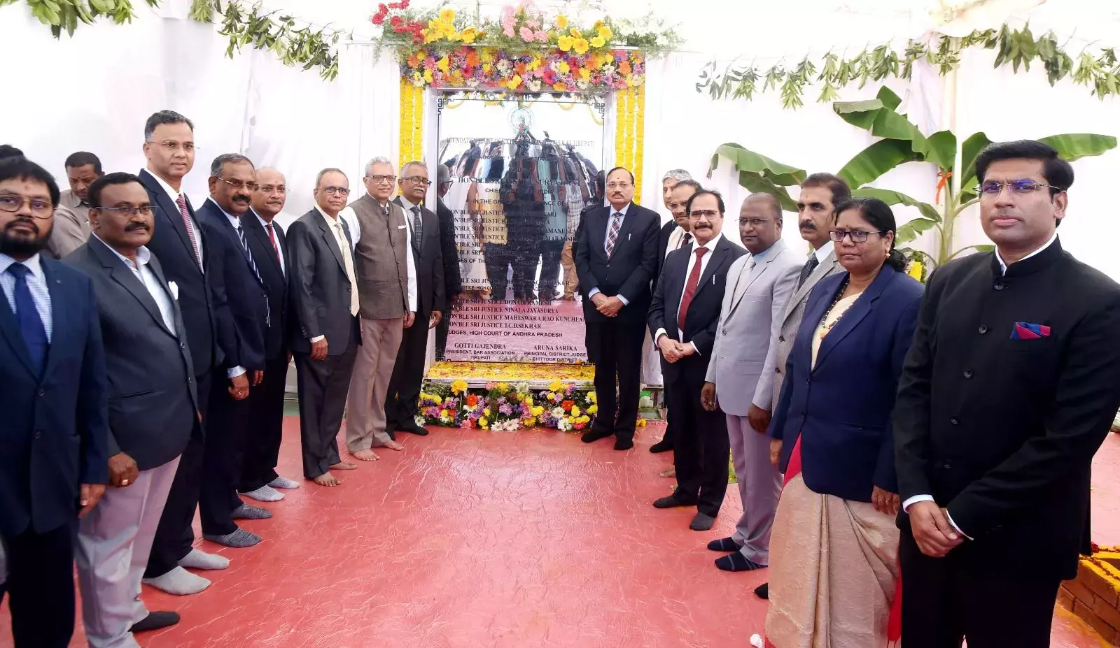 दामिनेडु, Tirupati में जिला न्यायालय परिसर की नींव रखी गई