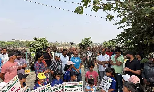 Karnataka : होरमावु अगारा झील सफाई अभियान
