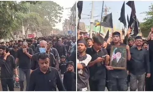 Alipur, चिक्काबल्लापुर में खामेनेई की हत्या की निंदा करते हुए बड़ा विरोध मार्च निकाला गया Alipur, चिक्काबल्लापुर में खामेनेई की हत्या की निंदा करते हुए बड़ा विरोध मार्च निकाला गया
