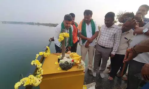 Kunigal: रामबाना फेज नहर में 15 साल बाद पानी आया Kunigal: रामबाना फेज नहर में 15 साल बाद पानी आया