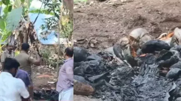 Kerala: चिता तैयार करने के बाद बुज़ुर्ग महिला ने खुद को आग लगा ली; हालत गंभीर Kerala: चिता तैयार करने के बाद बुज़ुर्ग महिला ने खुद को आग लगा ली; हालत गंभीर