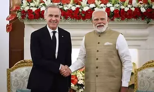 कनाडा के प्रधानमंत्री कार्नी के साथ PM मोदी की बाइलेटरल बातचीत; स्ट्रेटेजिक पार्टनरशिप पर चर्चा हुई