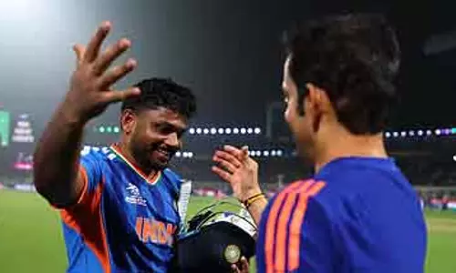 संजू सैमसन को प्रेशर कम करने के लिए आराम की ज़रूरत थी: Gautam Gambhir संजू सैमसन को प्रेशर कम करने के लिए आराम की ज़रूरत थी: Gautam Gambhir