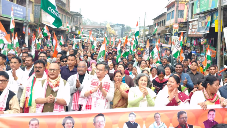 गौरव गोगोई ने डिब्रूगढ़ में कांग्रेस यात्रा का नेतृत्व किया, नए ग्रेटर Assam का संकल्प लिया