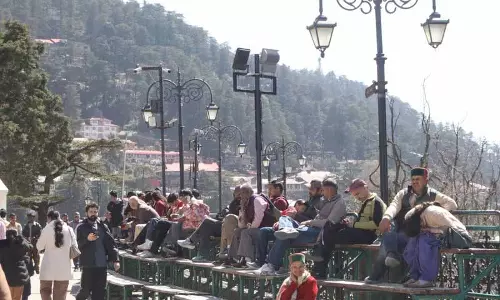 Himachal में सर्दियों में बारिश में 45% की कमी दर्ज की गई