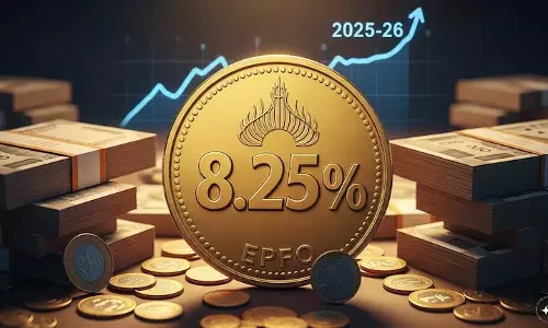 EPFO ने 2025-26 के लिए EPF जमा पर 8.25% ब्याज दर बनाए रखी EPFO ने 2025-26 के लिए EPF जमा पर 8.25% ब्याज दर बनाए रखी