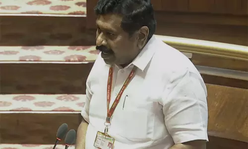 AIADMK के राज्यसभा सांसद इन्बादुरई ने MEA से मिडिल ईस्ट में भारतीयों की सुरक्षा सुनिश्चित करने का आग्रह किया AIADMK के राज्यसभा सांसद इन्बादुरई ने MEA से मिडिल ईस्ट में भारतीयों की सुरक्षा सुनिश्चित करने का आग्रह किया