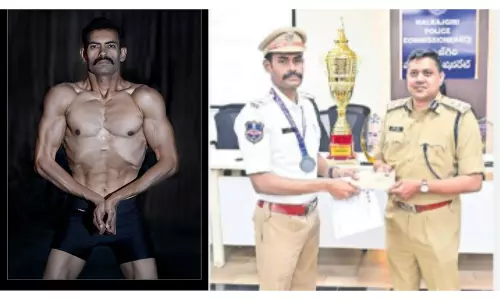 Hyderabad: साइबराबाद पुलिस मीट में गंटा मल्लेशम ने सिल्वर जीता Hyderabad: साइबराबाद पुलिस मीट में गंटा मल्लेशम ने सिल्वर जीता