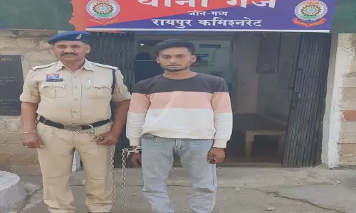 होली से पहले गंज पुलिस की बड़ी कार्रवाई, शातिर बाइक चोर को किया गिरफ्तार