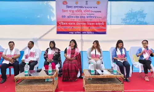 Morigaon में टीबी मरीजों को पौष्टिक खाने की किट वितरित
