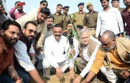 प्रधानमंत्री मोदी के निर्वाचन क्षेत्र वाराणसी ने बनाया रिकॉर्ड, एक घंटे में लगाए गए 2.5 लाख पौधे प्रधानमंत्री मोदी के निर्वाचन क्षेत्र वाराणसी ने बनाया रिकॉर्ड, एक घंटे में लगाए गए 2.5 लाख पौधे