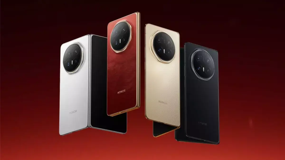 Honor का Magic V6: क्या यह कंपनी का अब तक का सबसे पतला फोल्डेबल स्मार्टफोन है? Honor का Magic V6: क्या यह कंपनी का अब तक का सबसे पतला फोल्डेबल स्मार्टफोन है?