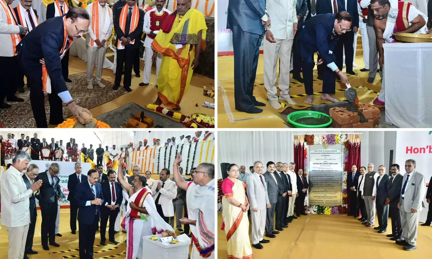 CJI ने अमरावती में ज्यूडिशियल एकेडमी की नींव रखी CJI ने अमरावती में ज्यूडिशियल एकेडमी की नींव रखी