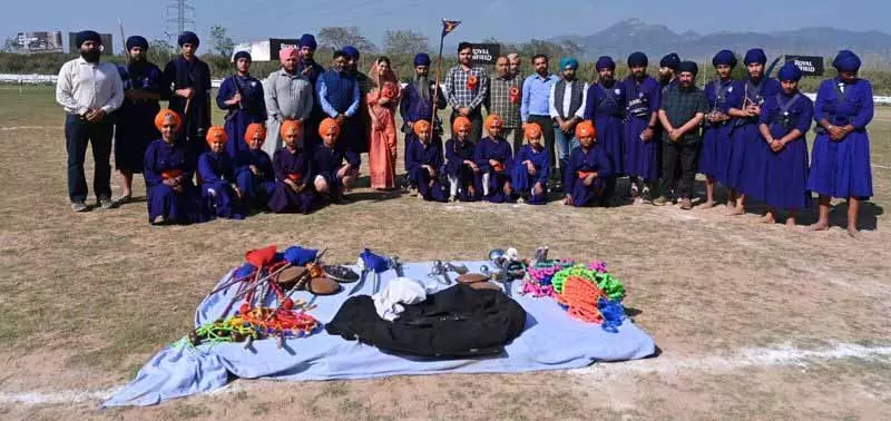 Anandpur Sahib के चरण गंगा स्टेडियम में हेरिटेज गेम्स में मार्शल स्पिरिट और कल्चरल स्प्लेंडर देखने को मिला Anandpur Sahib के चरण गंगा स्टेडियम में हेरिटेज गेम्स में मार्शल स्पिरिट और कल्चरल स्प्लेंडर देखने को मिला