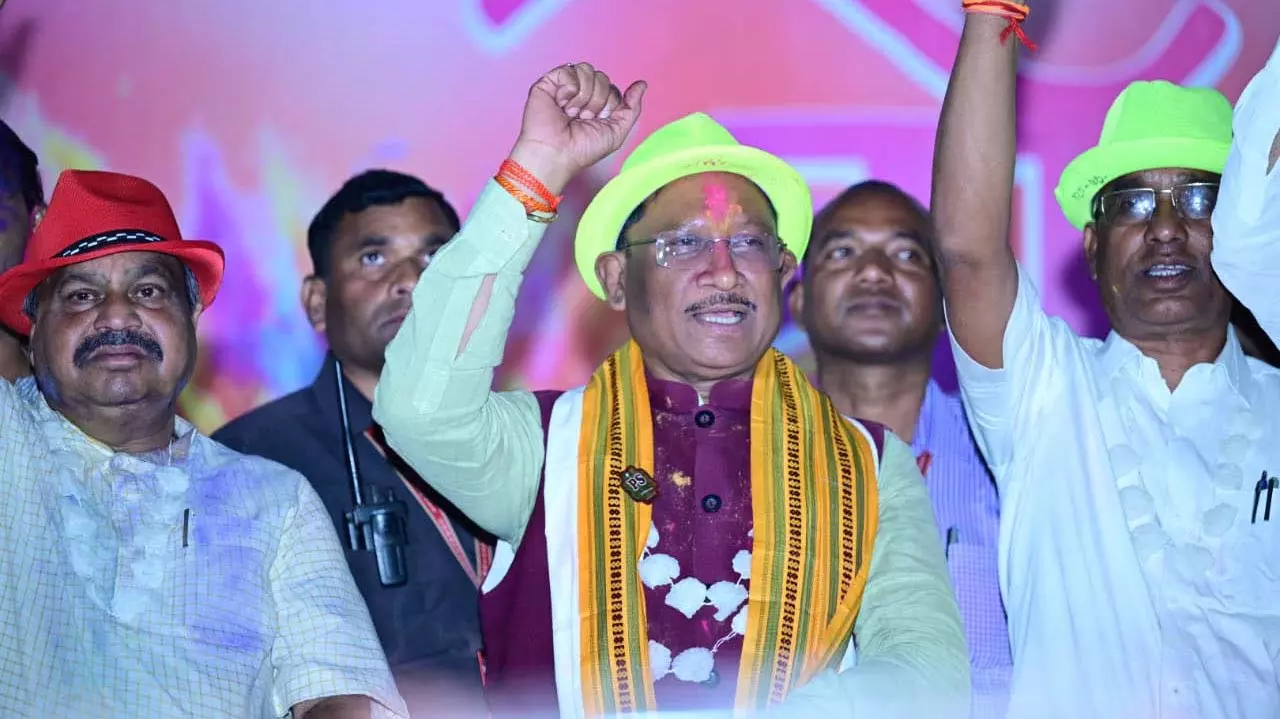 न्यू शांति नगर में होली मिलन समारोह में शामिल हुए CM साय न्यू शांति नगर में होली मिलन समारोह में शामिल हुए CM साय