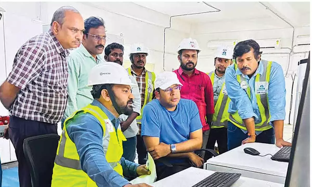GVMC कमिश्नर ने नरवा में एसटीपी का दौरा किया GVMC कमिश्नर ने नरवा में एसटीपी का दौरा किया