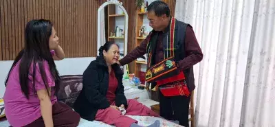 Manipur: उप मुख्यमंत्री दिखो ने वाल्टे के परिवार से मुलाकात की, जेडसीसी ने न्याय की मांग Manipur: उप मुख्यमंत्री दिखो ने वाल्टे के परिवार से मुलाकात की, जेडसीसी ने न्याय की मांग