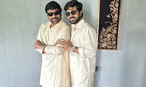 Chiranjeevi ने फिल्म ‘पेड्डी’ में राम चरण के डांस की तारीफ की Chiranjeevi ने फिल्म ‘पेड्डी’ में राम चरण के डांस की तारीफ की