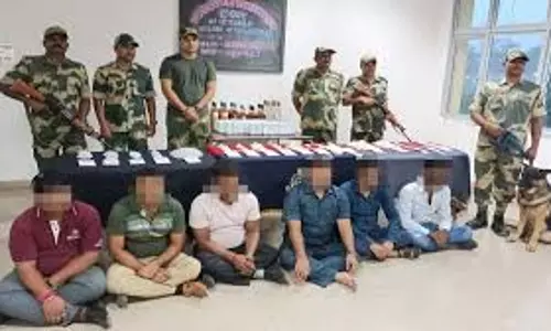 BSF ने धुबरी में सीमा पार से तस्करी की कोशिश नाकाम की