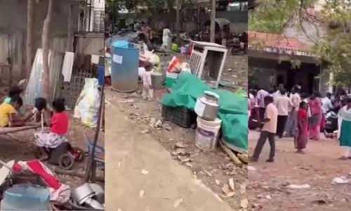 Velugumatla के पीड़ित अपने घर खोने के बाद पेड़ों के नीचे रह रहे हैं, तस्वीरें यहाँ