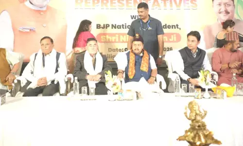 BJP के राष्ट्रीय अध्यक्ष ने सिलीगुड़ी में प्रमुख गोरखा नागरिकों से बातचीत की