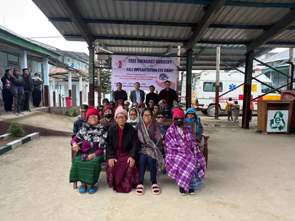Nagaland : ज़ुन्हेबोटो डिस्ट्रिक्ट हॉस्पिटल में फ्री मोतियाबिंद सर्जरी कैंप लगा Nagaland : ज़ुन्हेबोटो डिस्ट्रिक्ट हॉस्पिटल में फ्री मोतियाबिंद सर्जरी कैंप लगा
