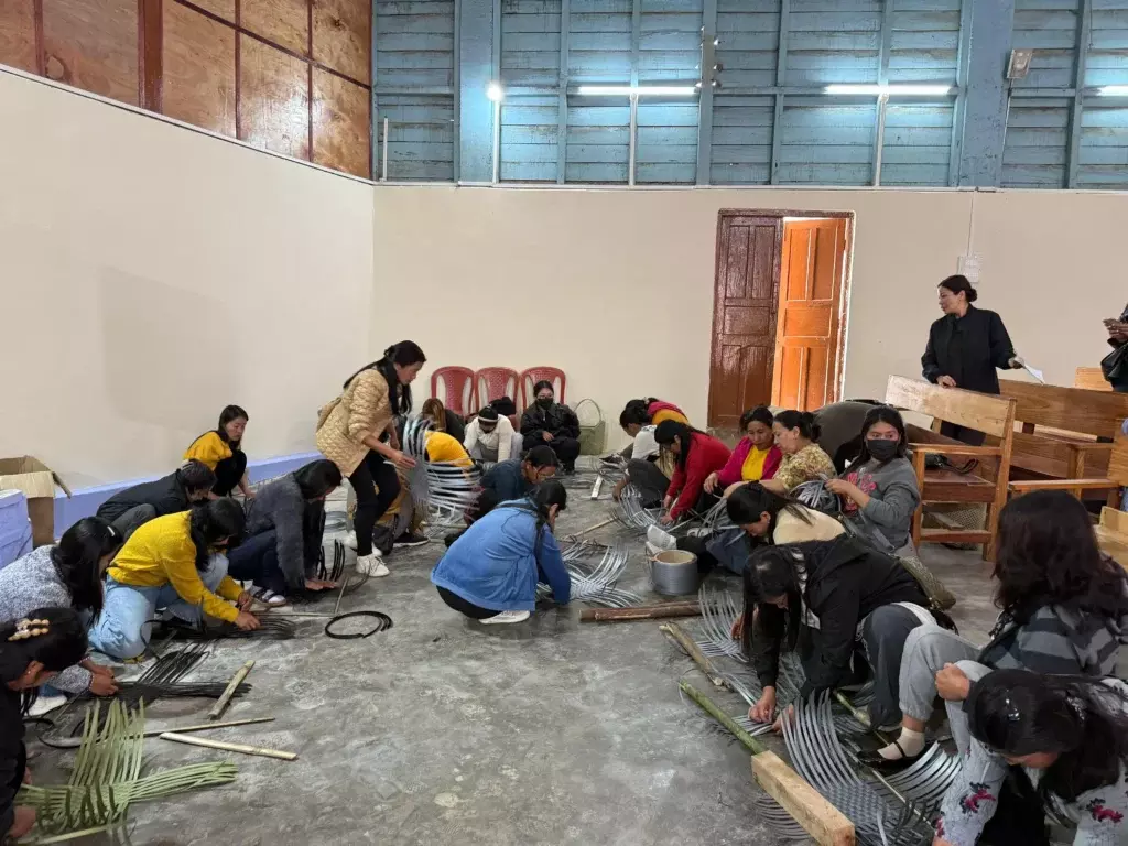 Nagaland : स्वयं सहायता समूह के सदस्यों को टोकरी बनाने का प्रशिक्षण दिया गया
